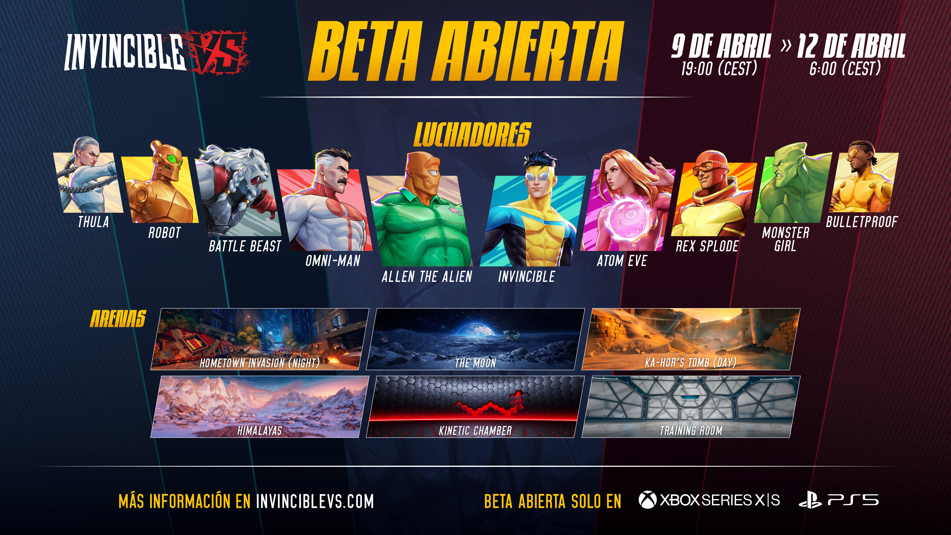 Invincible VS iniciará su periodo de Beta Abierta